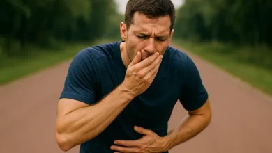 تهوع بعد از دویدن