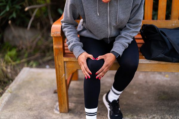 دونده با درد زانو